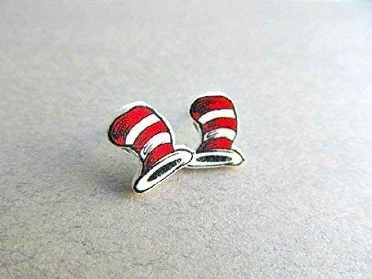 Cat in the Hat Studs 