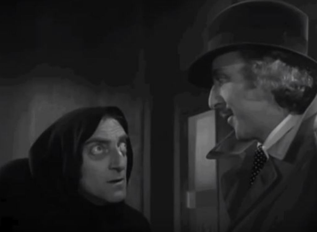 Young Frankenstein improvised movie lines