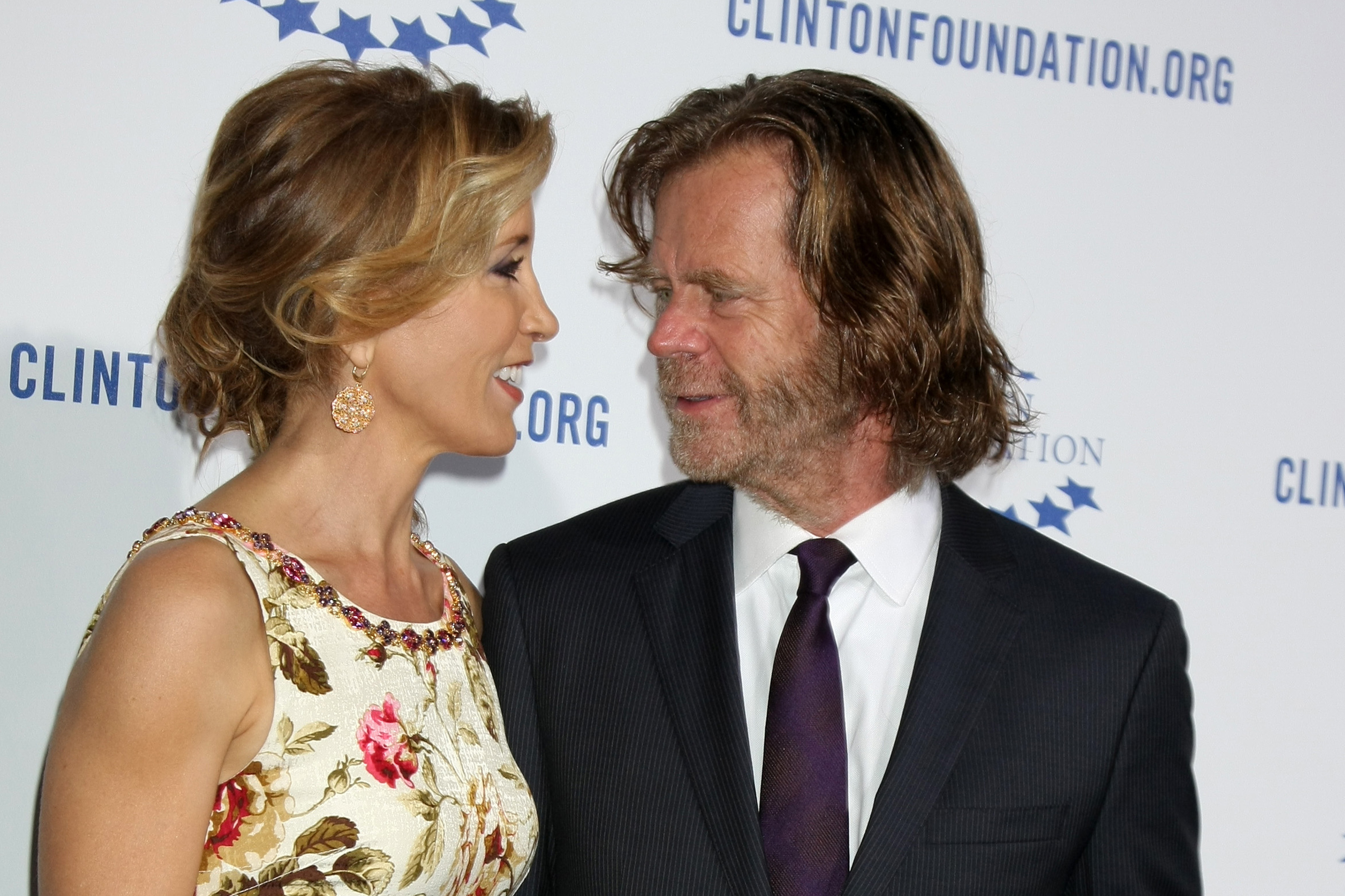 William H Macy and Felicity Huffman