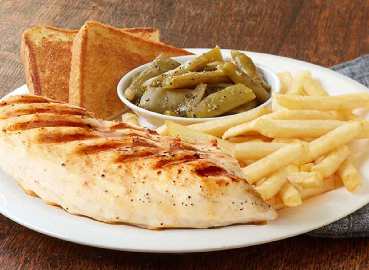 huddle house grilled chicken platter