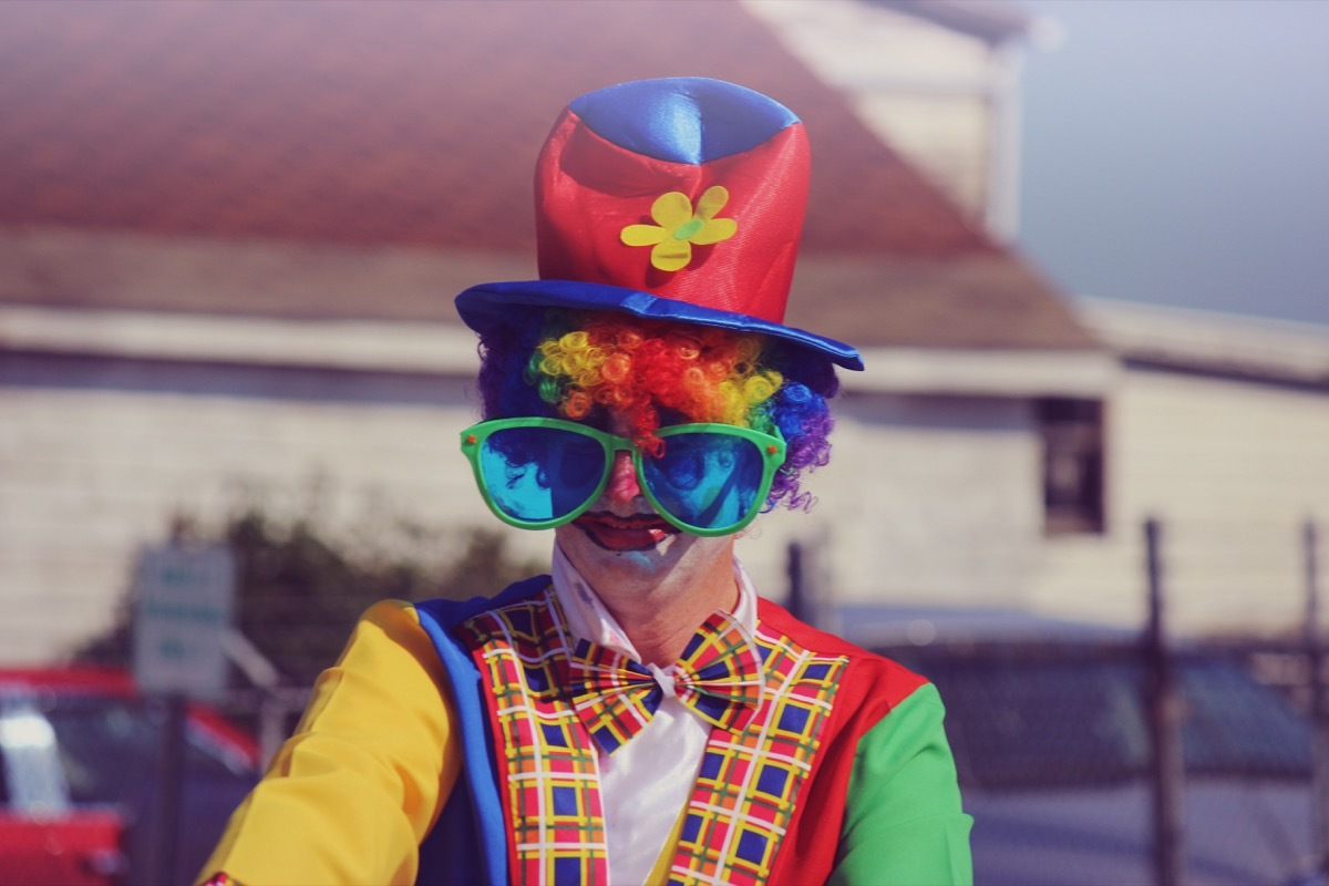 clown diy costume, halloween costumes