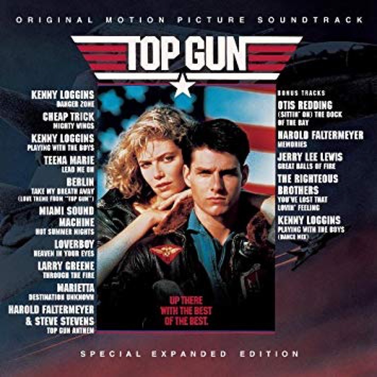 top gun movie soundtrack album cover