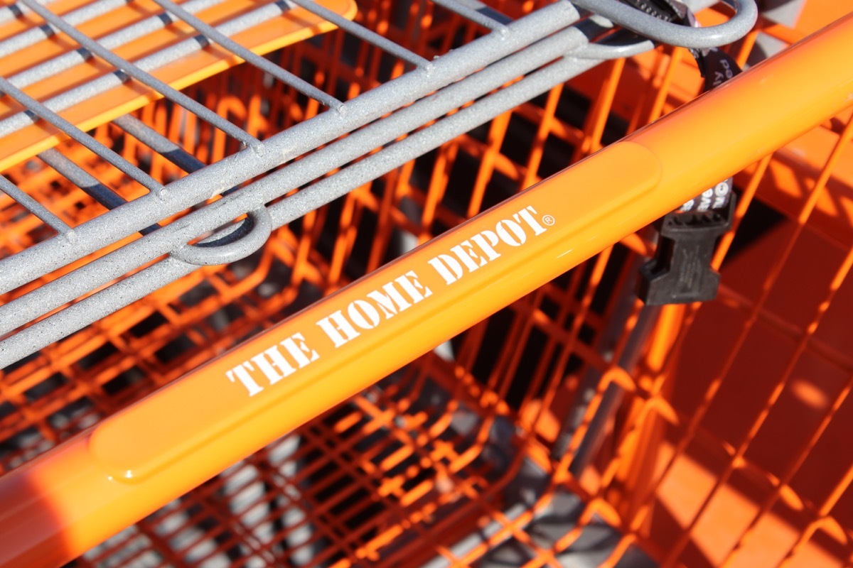 home depot shopping cart