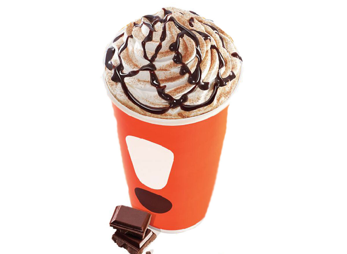 dunkin cocoa mocha latte