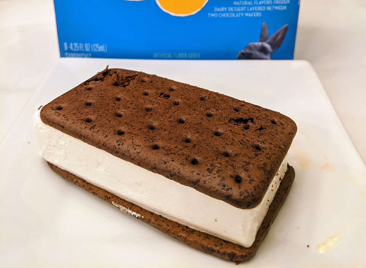 blue bunny ice cream sandwich