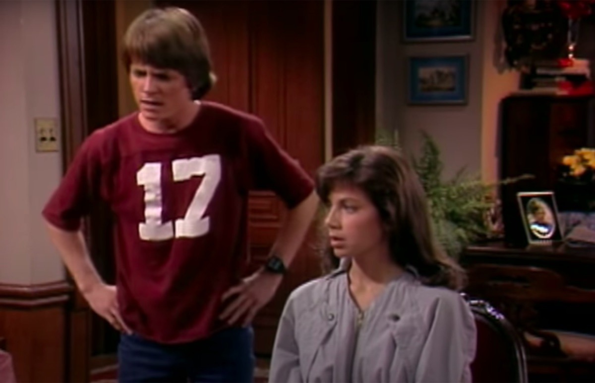 Michael J. Fox and Justine Bateman in Family Ties