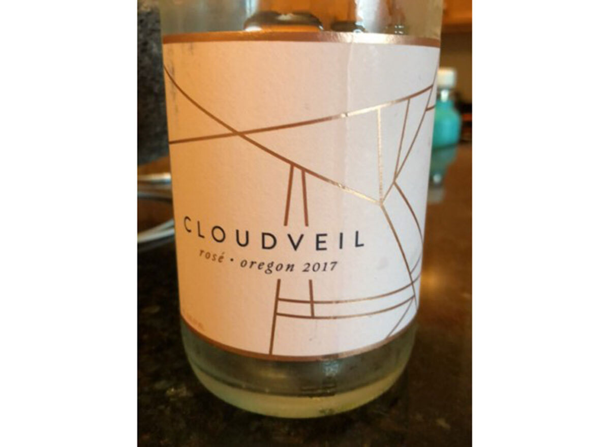 2017 Cloudveil pinot noir rose