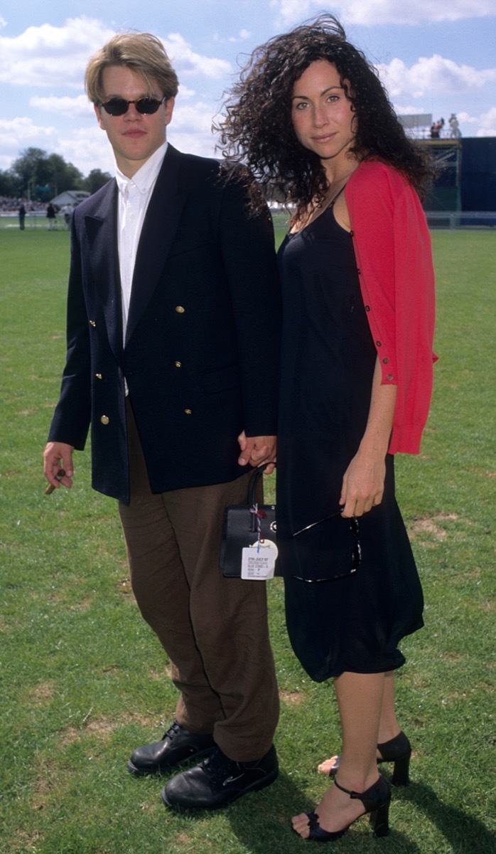 Matt Damon and Minnie Driver in 1997