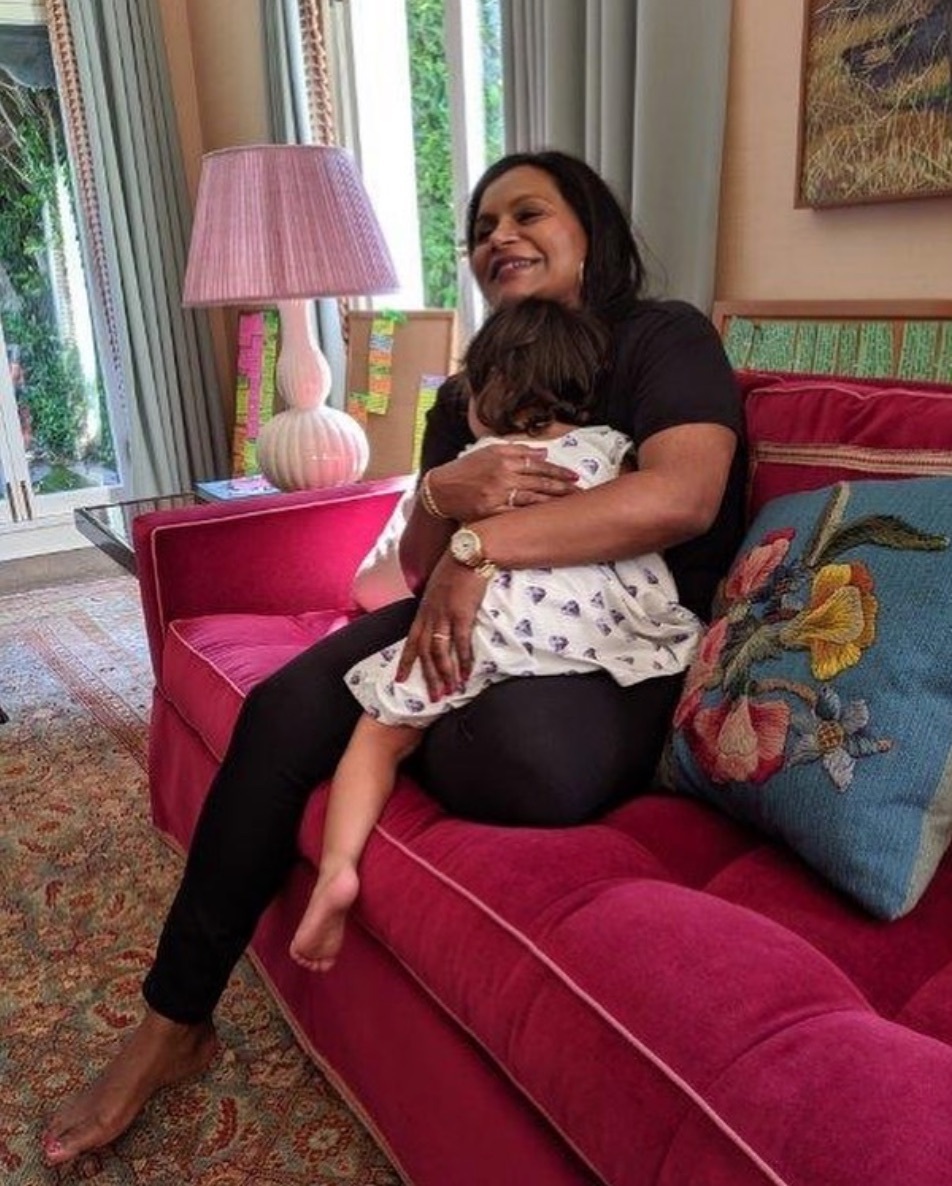 Mindy Kaling and daughter