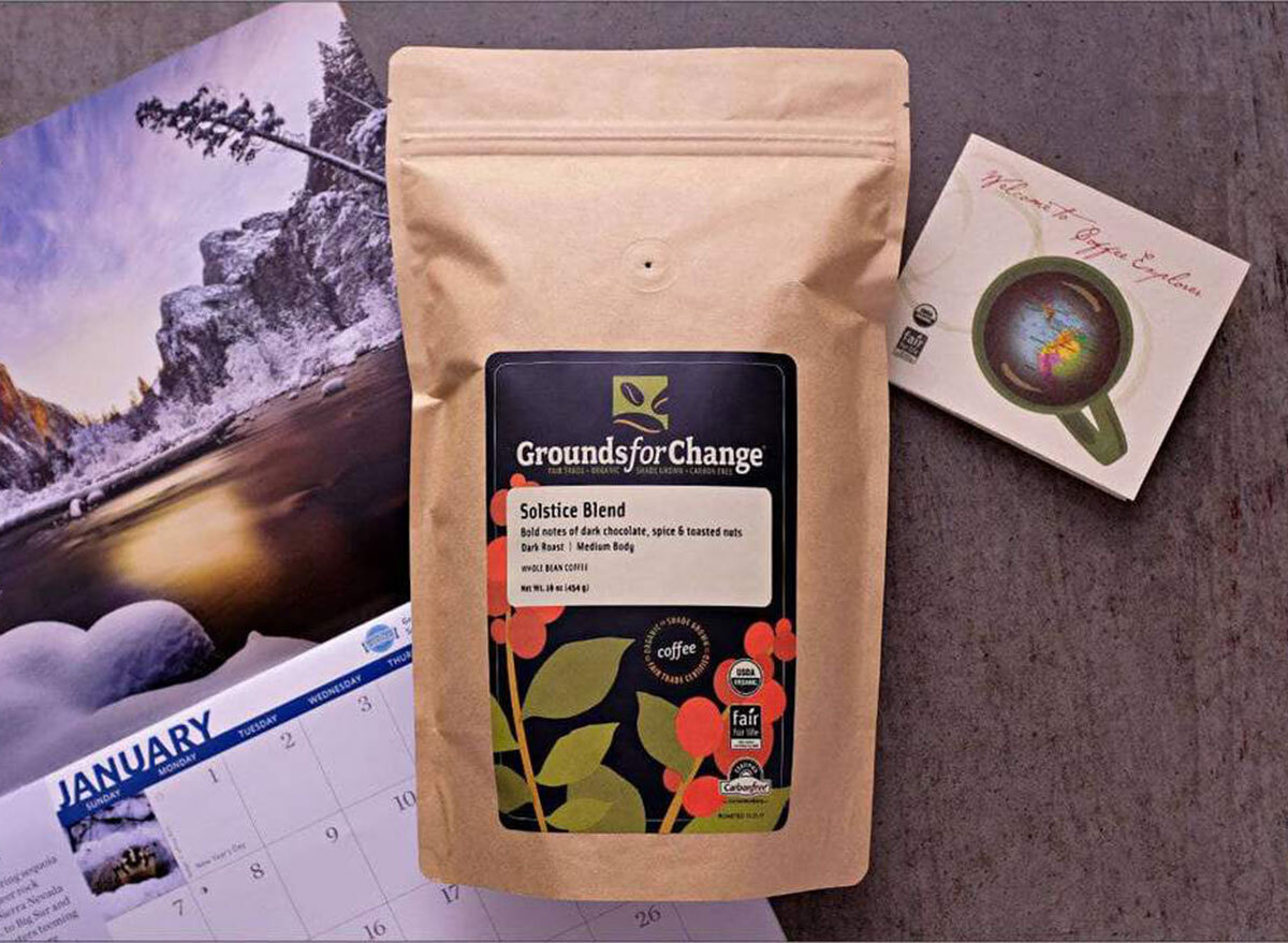 grounds for change solstice blend coffee