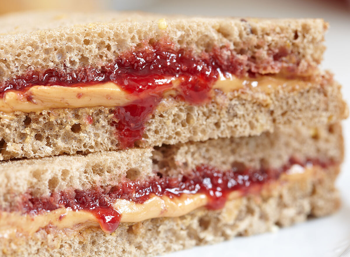 arizona peanut butter jelly no crust