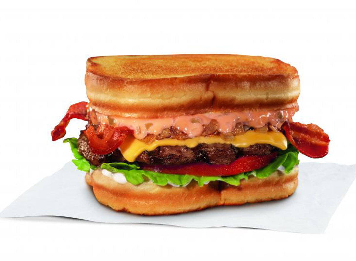 carls jr sourdough burger