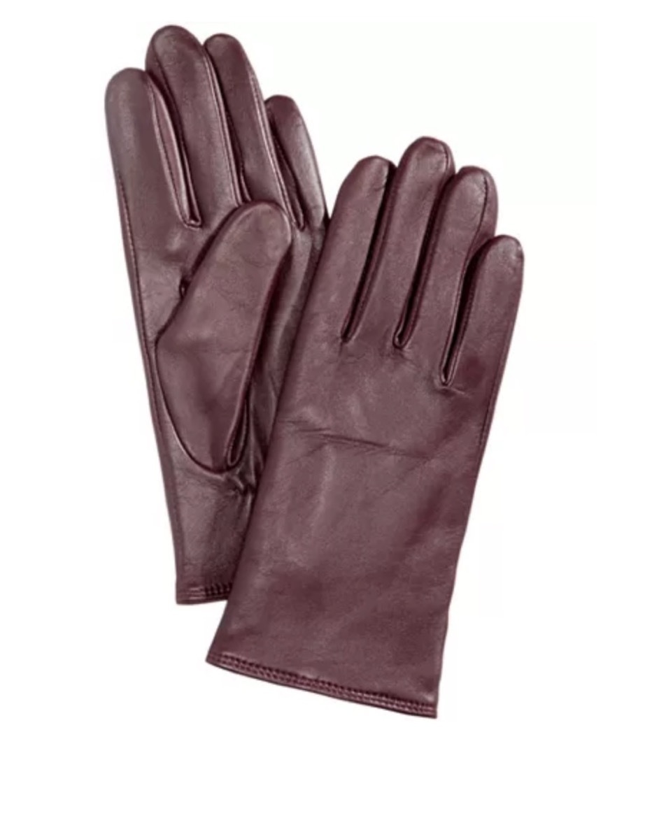 leather tech gloves