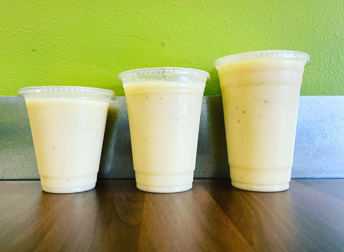 three smoothies