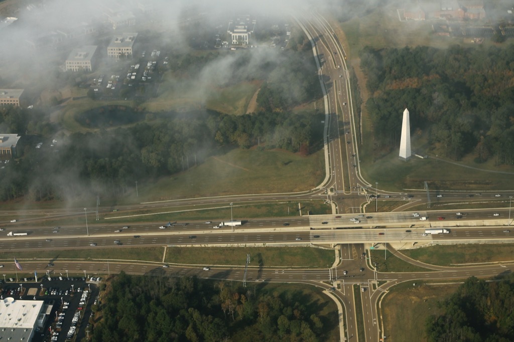 mississippi i55 busiest road in every state