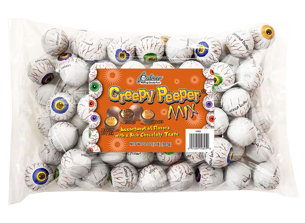 palmer creepy peeper mix eyeball halloween candy chocolates