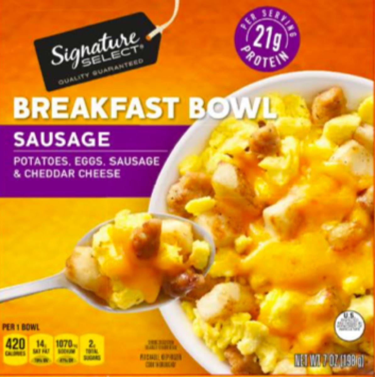 Signature Select Breakfast Bowl part of USDA alert