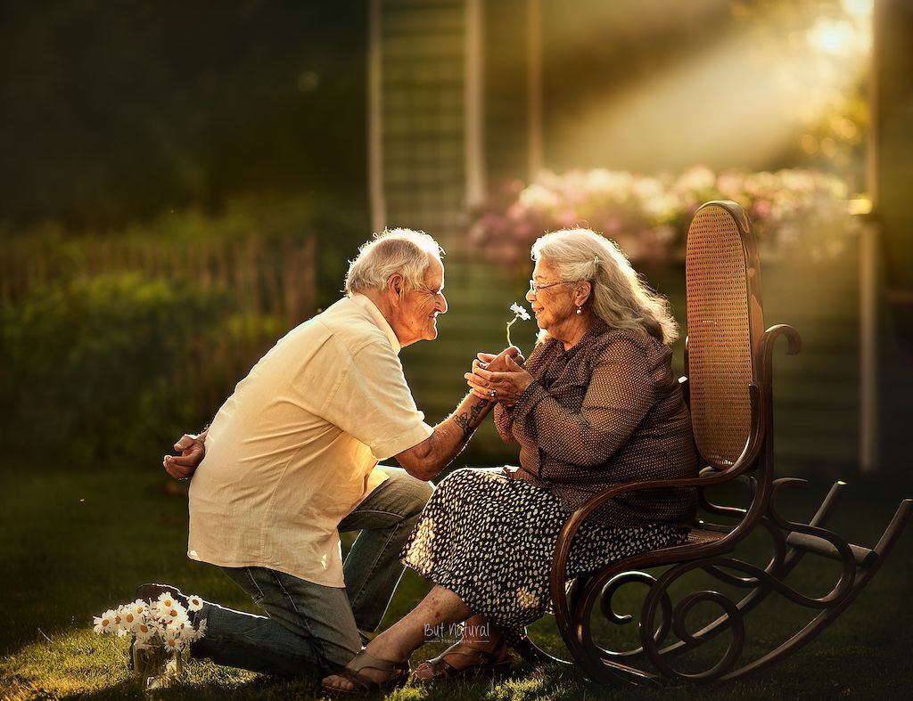 elderly couple