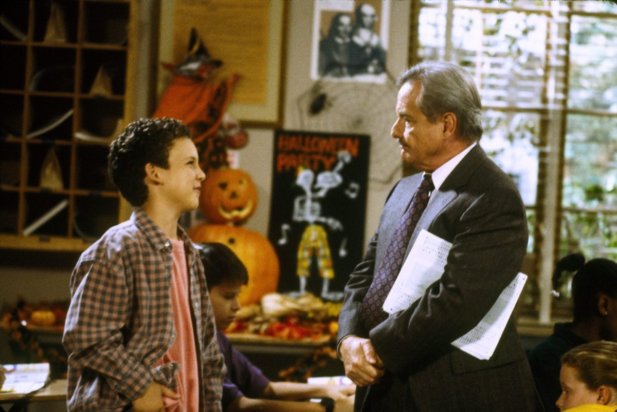 Cory and Mr Feeny on Boy Meets World