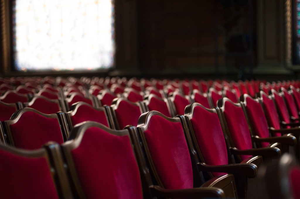 empty movie theater