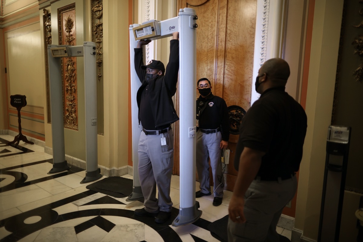 capitol police installing metal detectors at house of representatives chamber