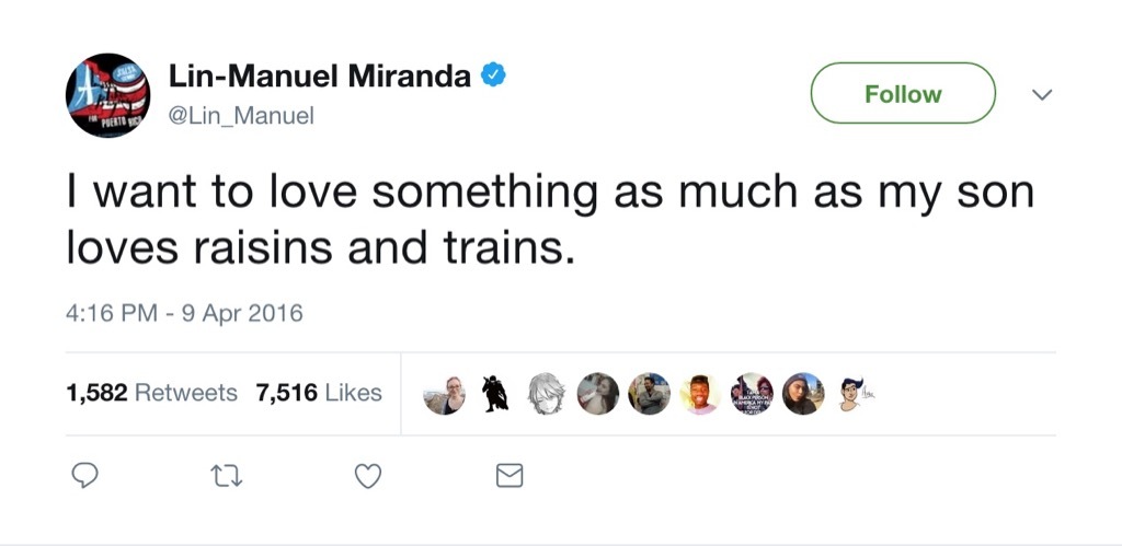 Lin-Manuel Miranda funny tweet