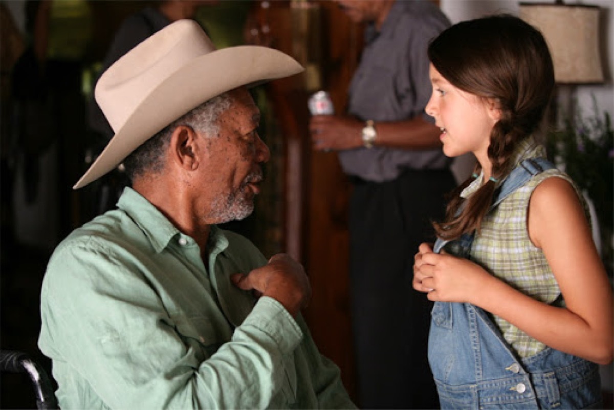 morgan freeman in the magic of belle isle