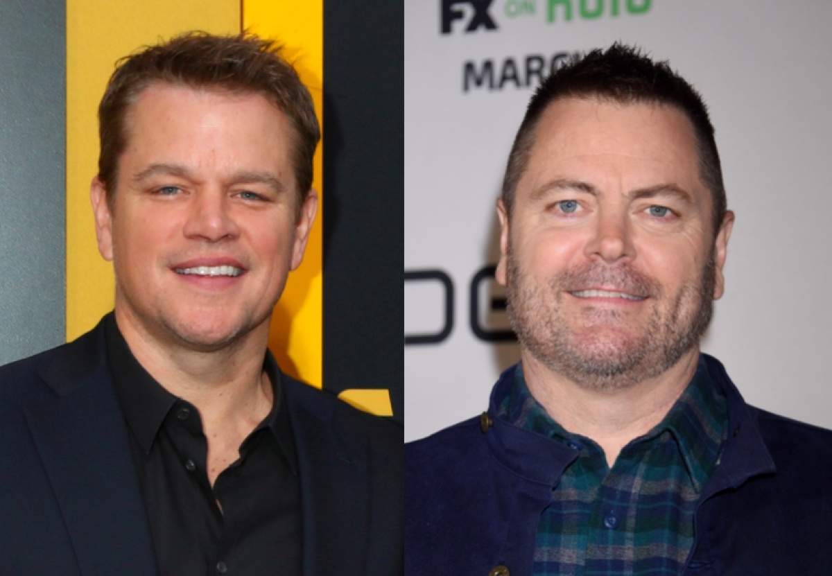 Matt Damon and Nick Offerman