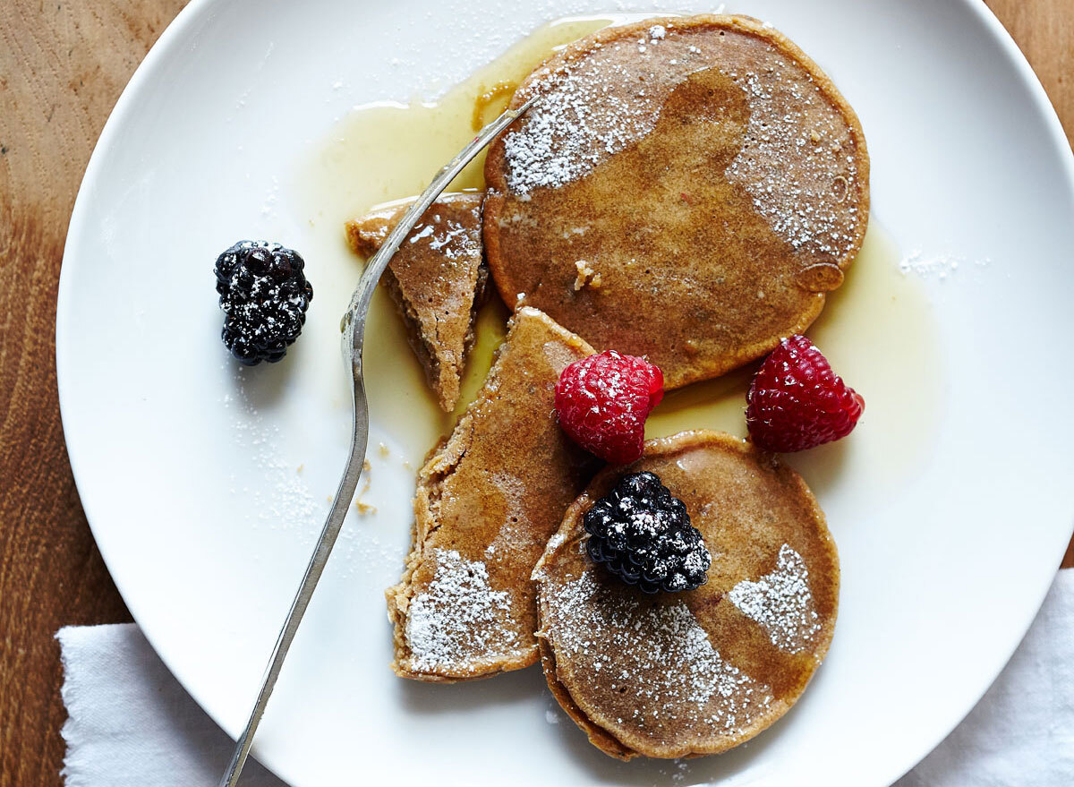 chestnut chia pancakes