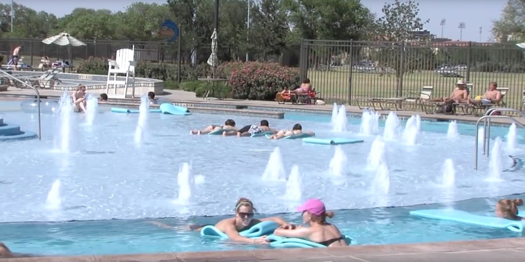 Texas Tech water area