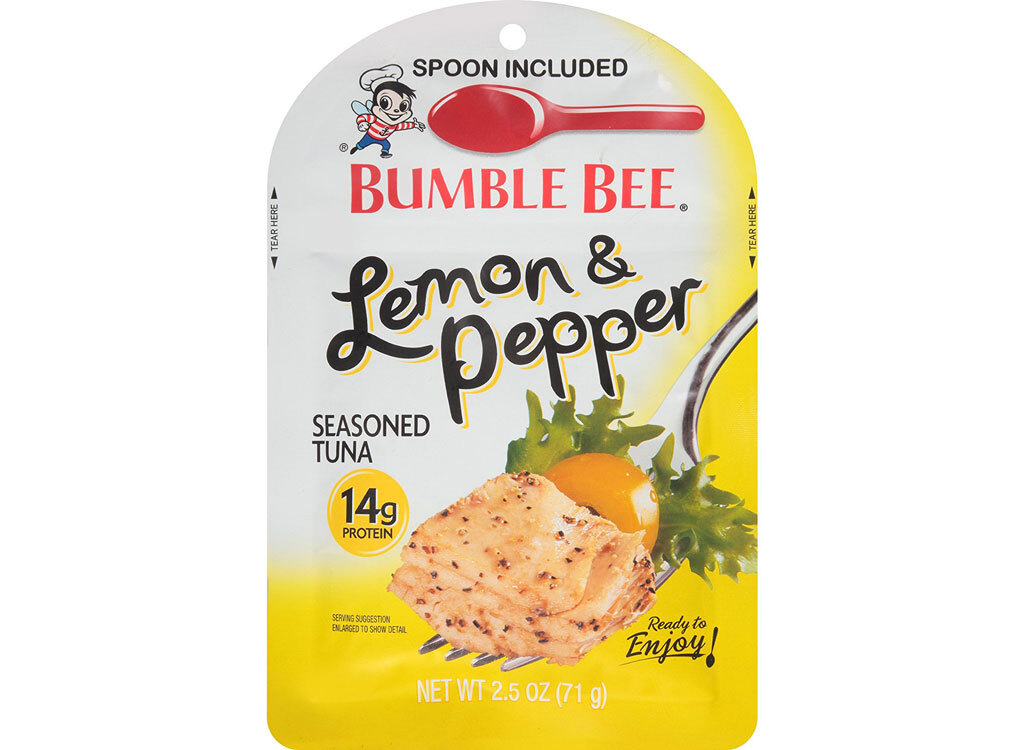 Bumble bee lemon pepper tuna - low carb snacks