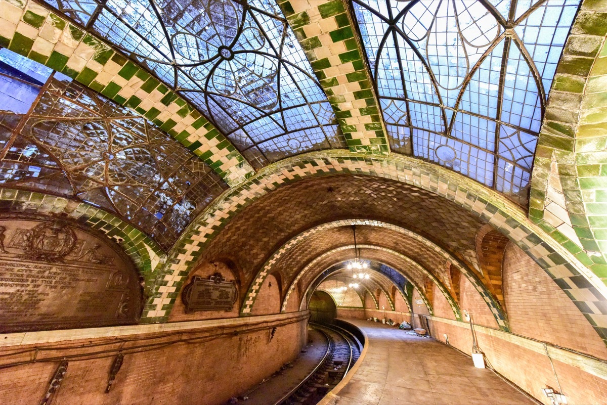 City Hall Subway Station in Manhattan