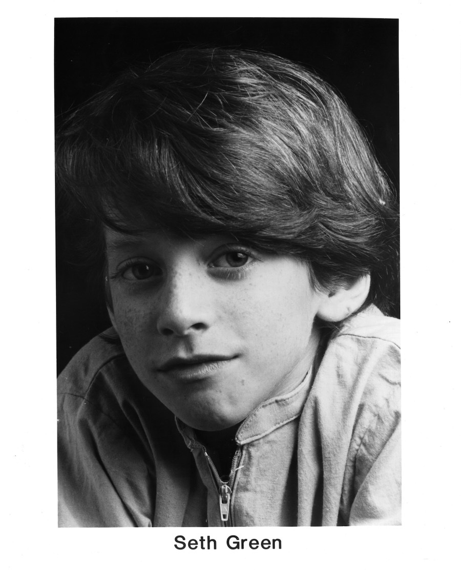 A headshot of Seth Green circa 1988