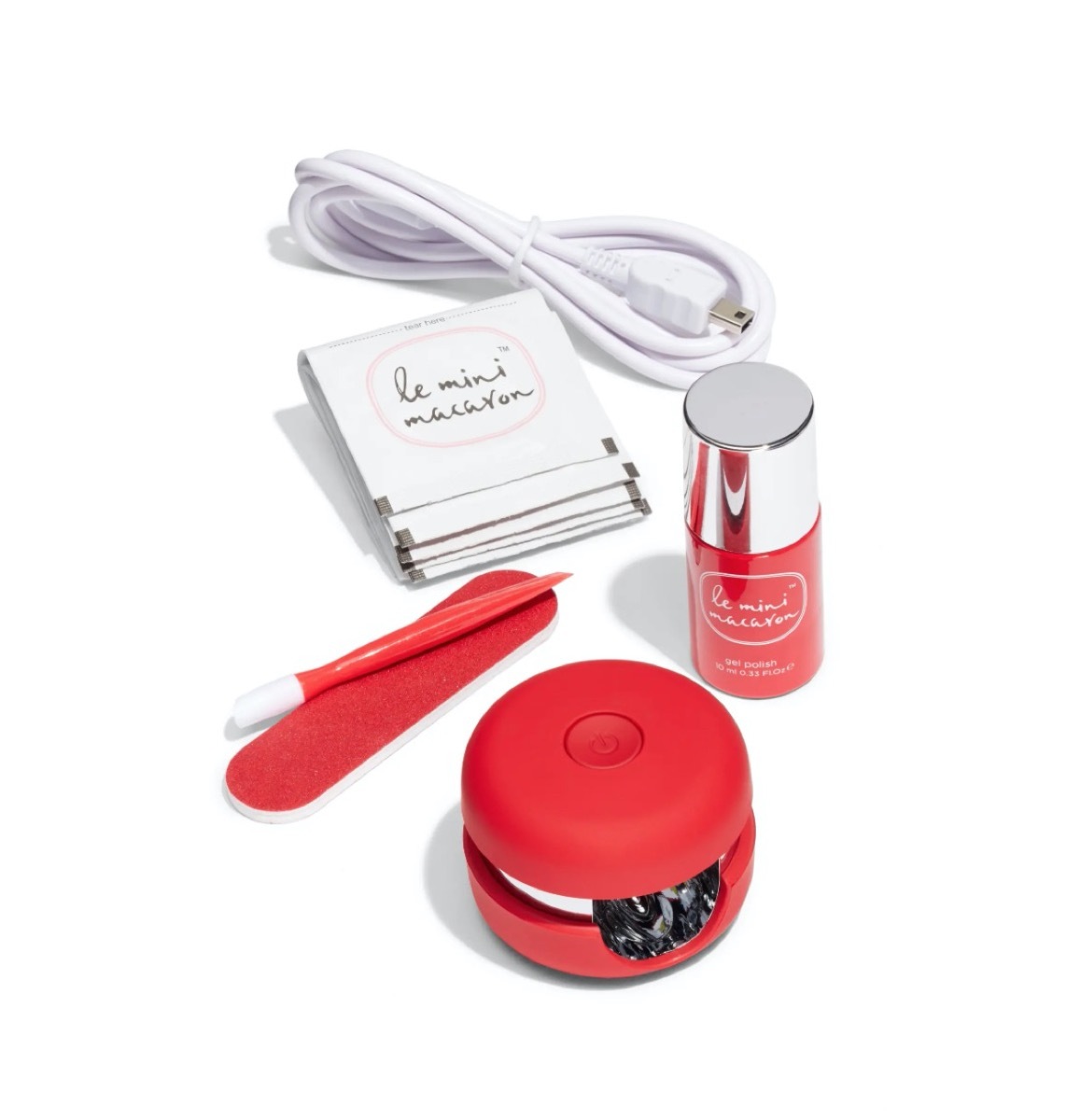 red gel manicure kit