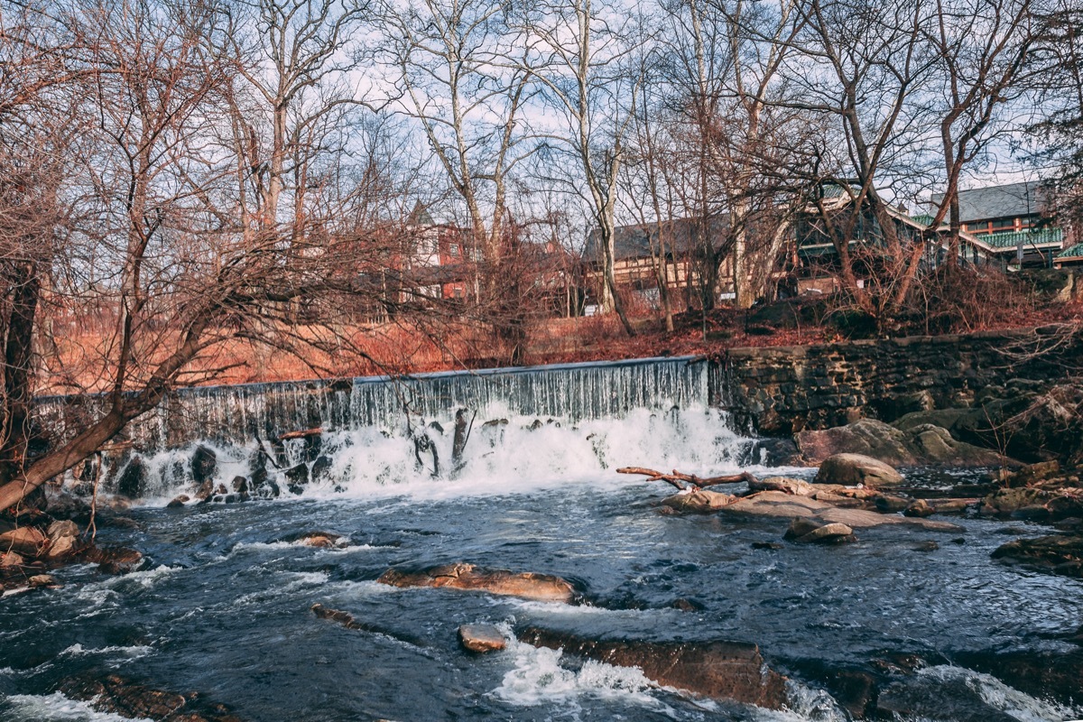 Scarsdale Falls in Scarsdale, New York