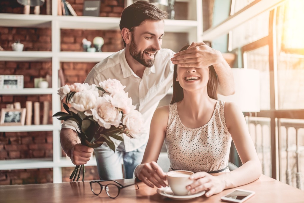 Young Couple surprised