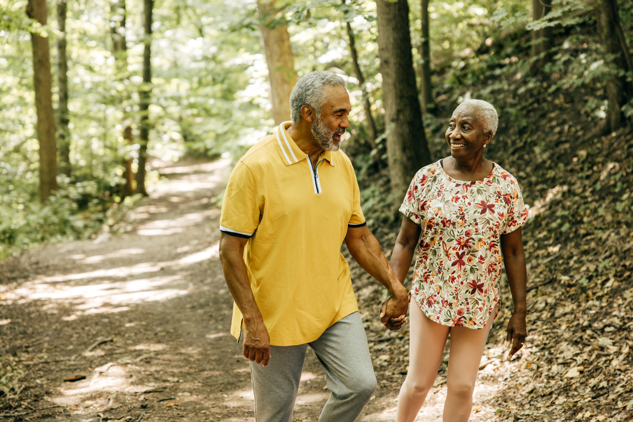 two people walking with each other