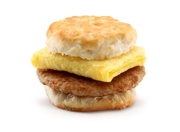 mcdonalds mneu breakfast sausage biscuit with egg