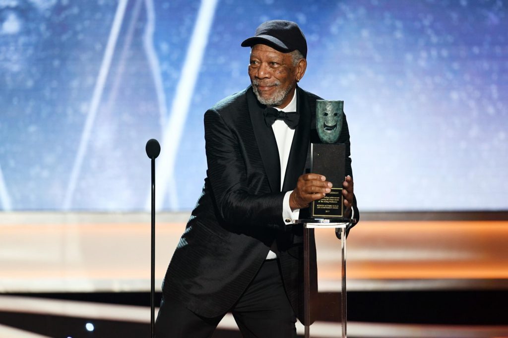 morgan freeman sag awards moments