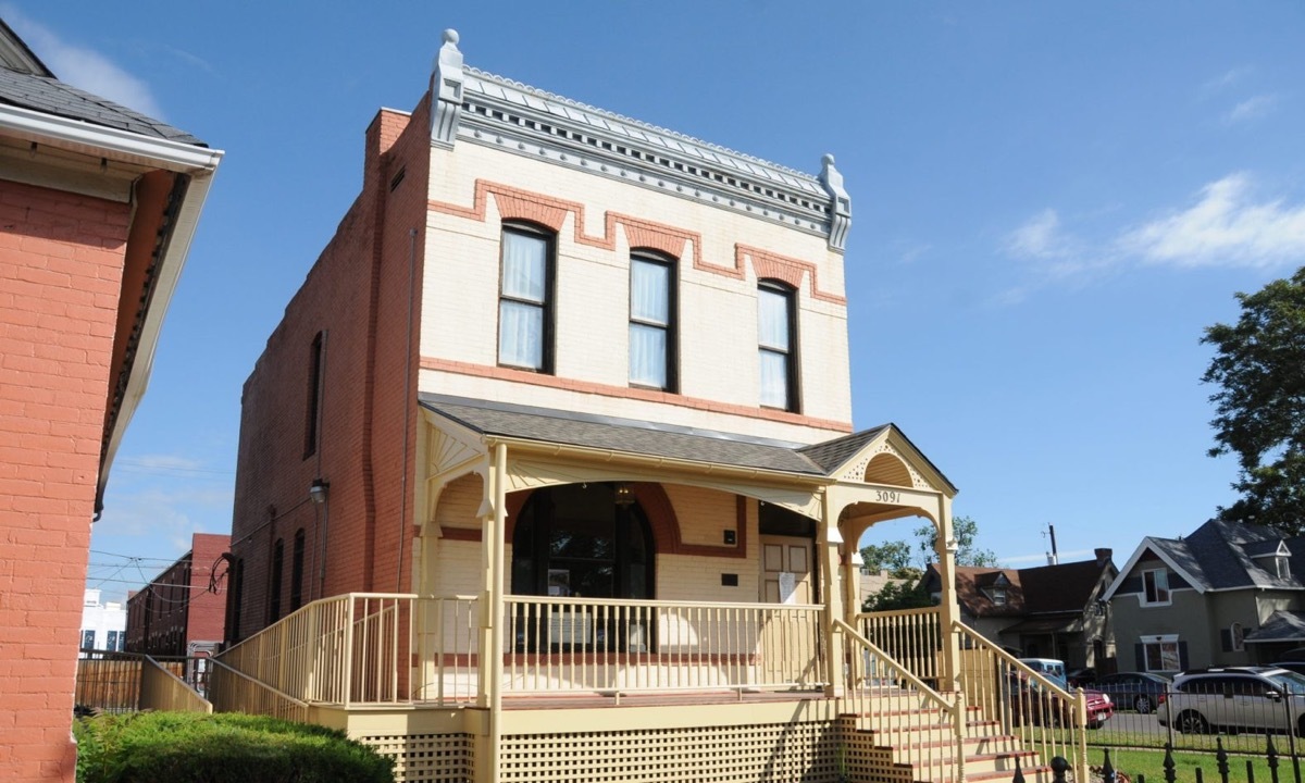 front view of the black american west museum historical site