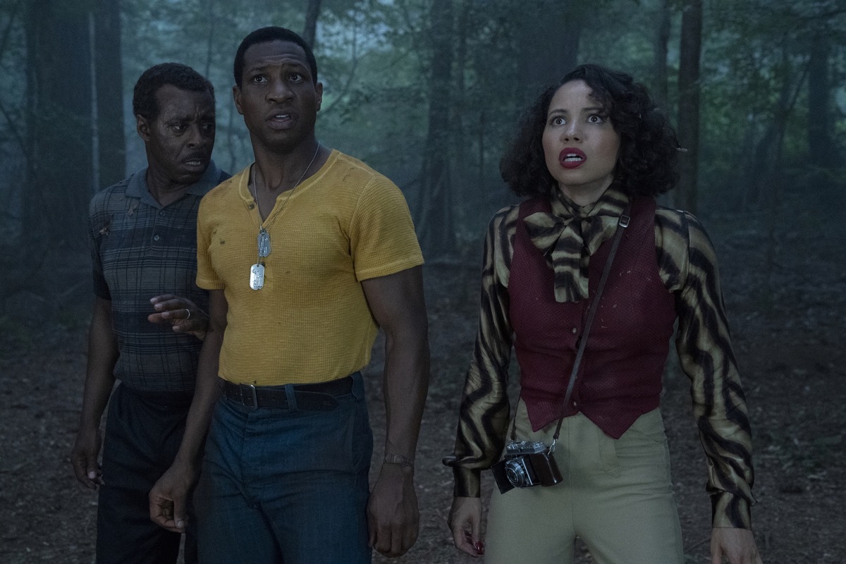 Courtney B. Vance, Jonathan Majors, and Jurnee Smollett in Lovecraft Country