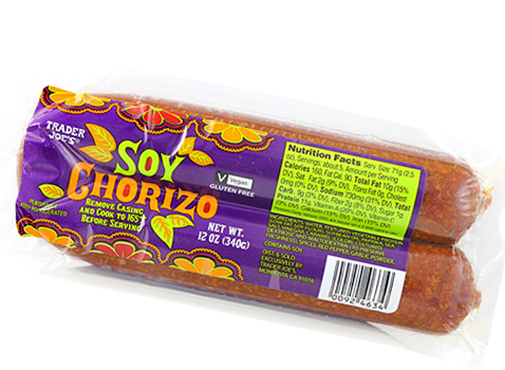 Trader Joes soy chorizo