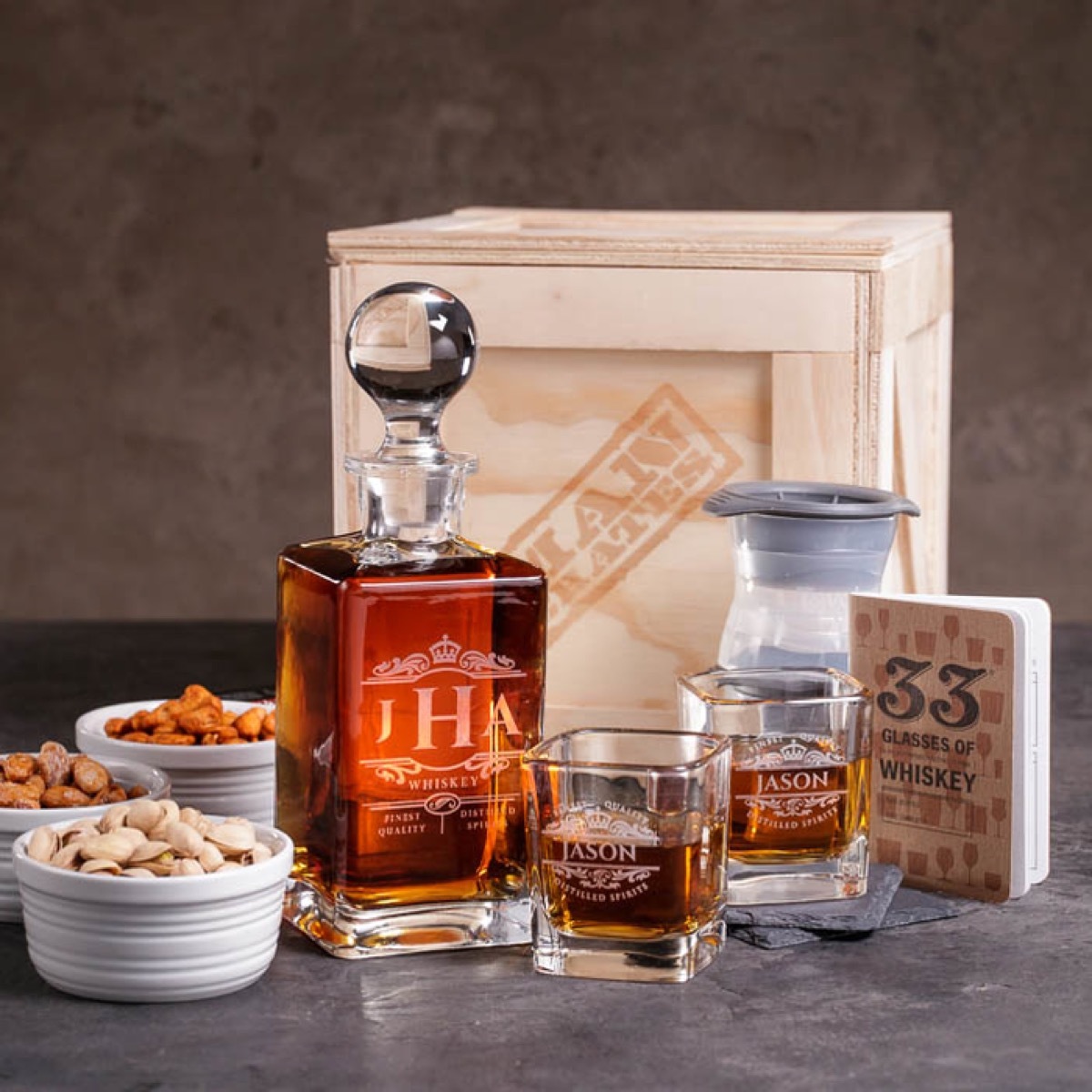 whiskey gift box