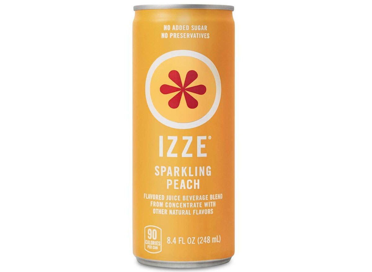 izze sparkling peach