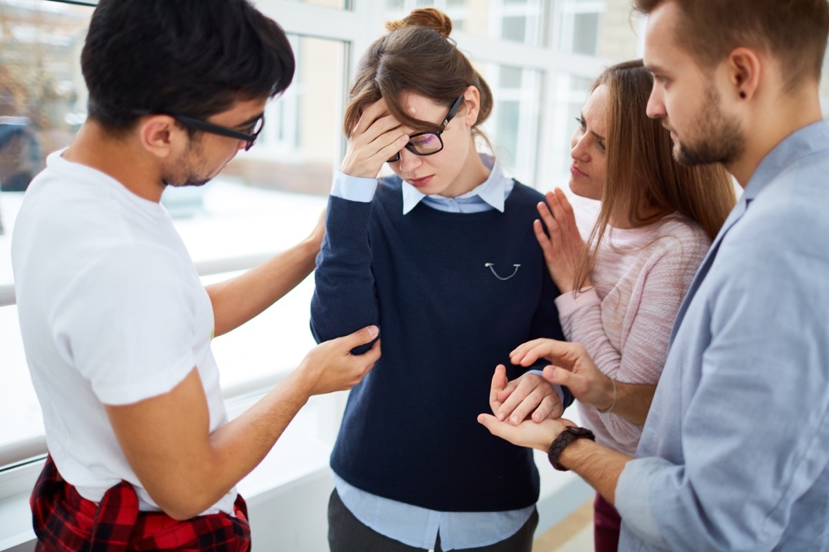 Group of People Offering Support