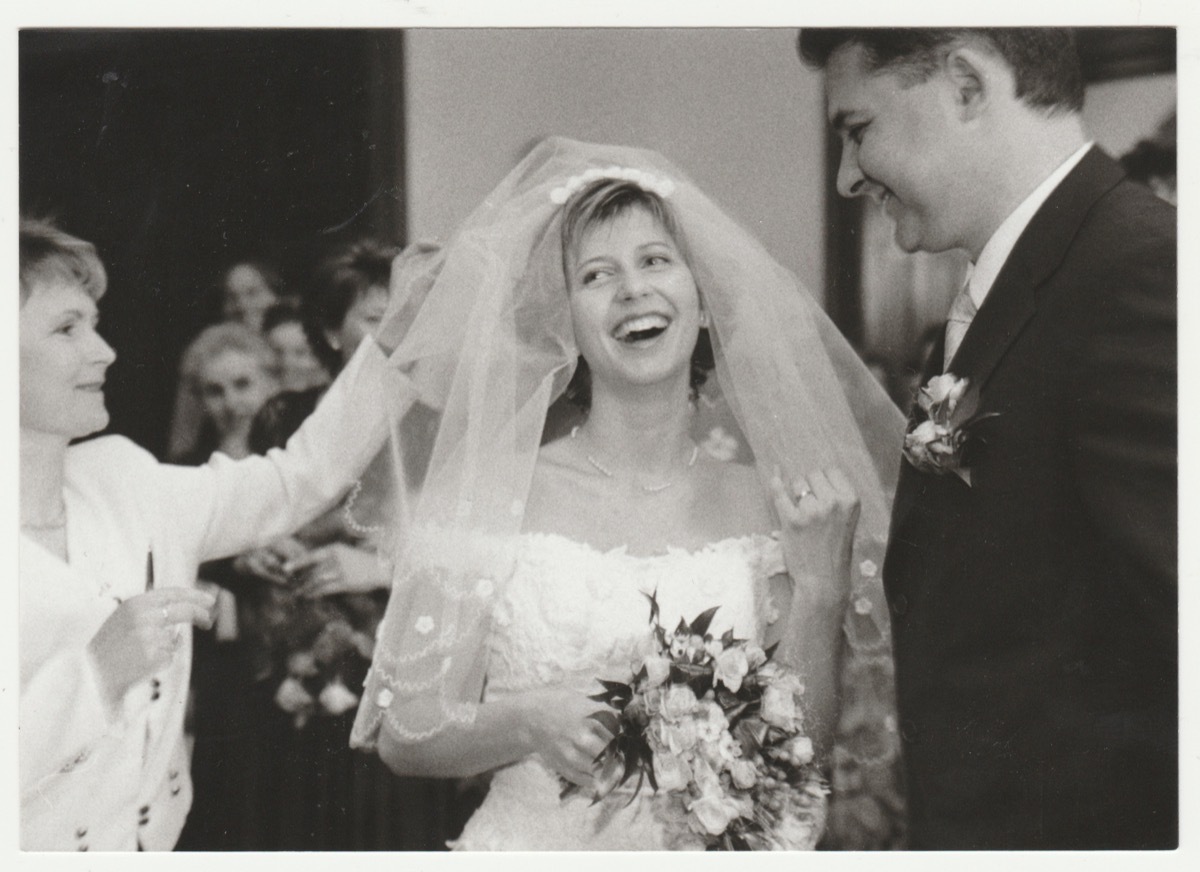 Happy Bride in the 1980s Weddings 50 Years Ago