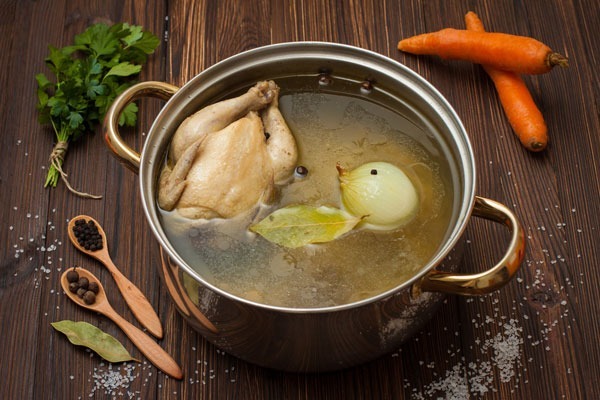 Chicken broth- pho