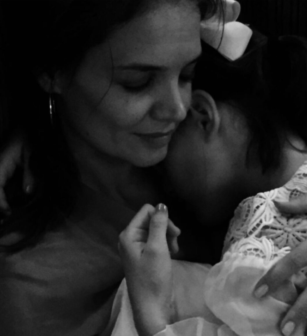 Katie Holmes with young Suri Cruise on Instagram