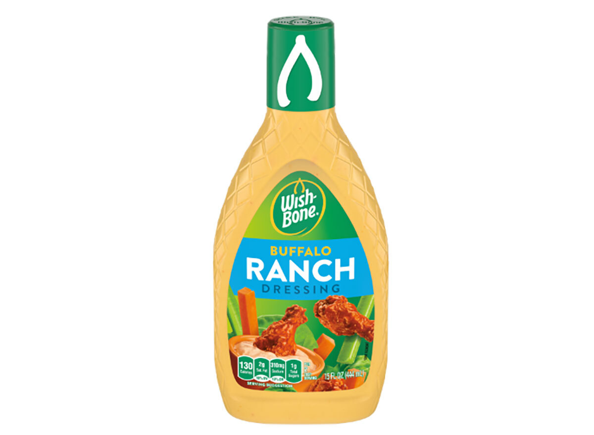 bottle of wishbone buffalo ranch dressing