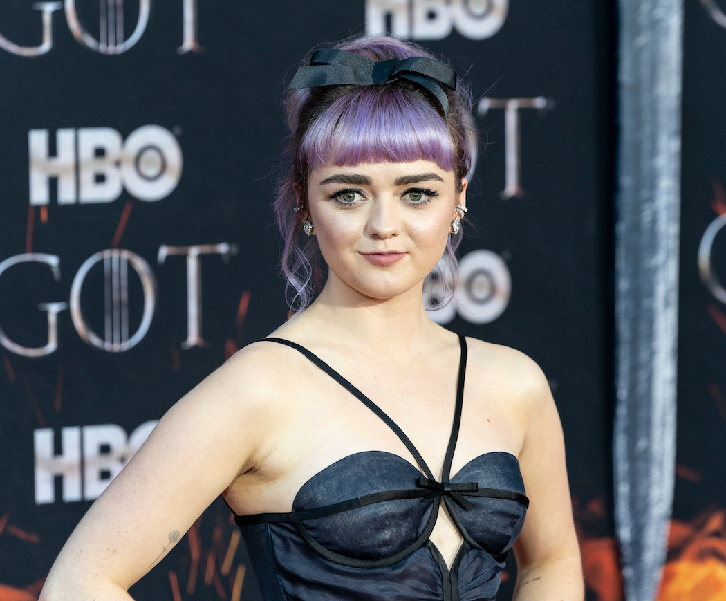 Maisie Williams at the premiere of the final season of 